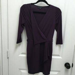 LOVEPOSH dark purple mini dress in size small